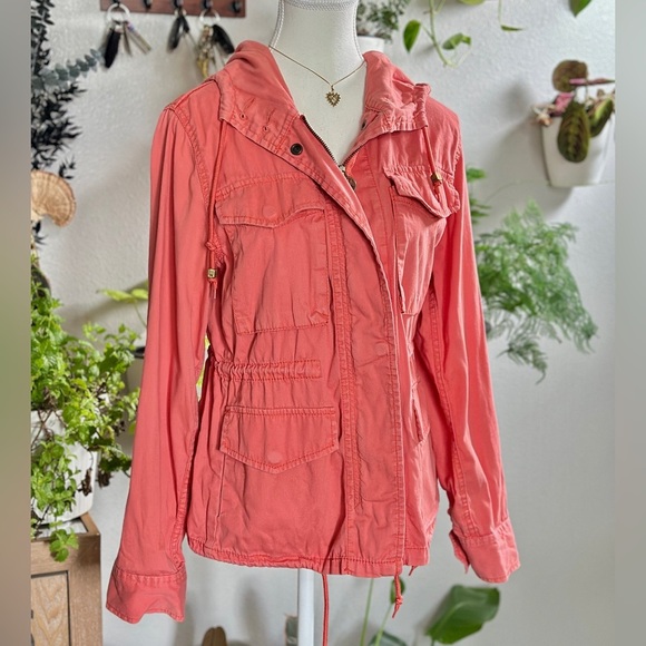 Michael Kors Pink Hooded Jacket - Picture 2 of 9